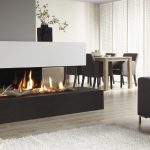 gas fireplace-room divider 013
