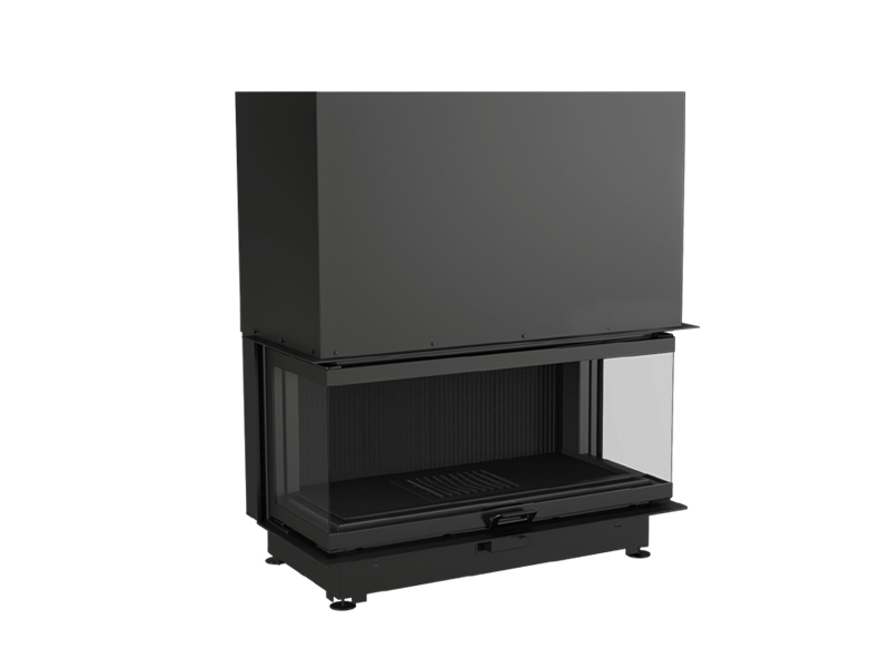 120cmraisable.jpg FONTE FLAMM- FONTE 3V 110 CG- Wood Fire 3 Sides, 110cm raisable door - Image 1