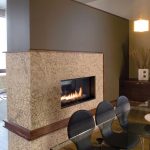 gas fireplace-tunnel 03 double side