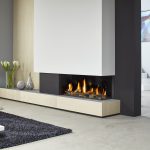 Dancing Flame Gas Fireplace Corner Right 100