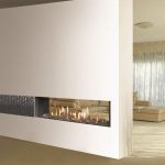 DANCING FLAME Gas Fireplace Tunnel Horizon 160