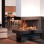 DANCING FLAME  Gas Fireplace divider 80cm