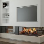 gas fireplace-room divider 006
