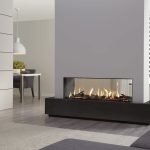 DANCING FLAME Gas Fireplace Tunnel Horizon 130