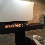 Dancing Flame Gas Fireplace Corner Left or  Right 230