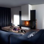 wood fireplace -3 sided -008