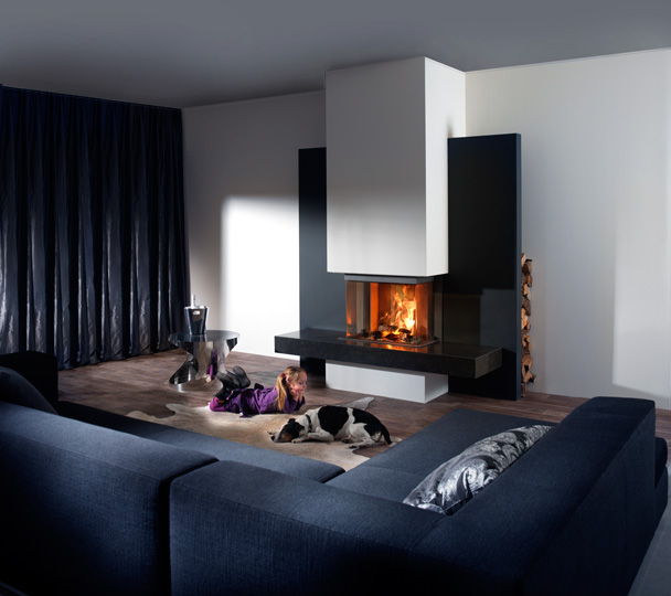 22-4.jpg wood fireplace -3 sided -008 - Image 1