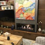 Dancing Flame Gas Fireplace Horizon 100