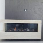 Dancing Flame Gas Fireplace Corner Left 130