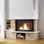 Wood fireplace corner 003