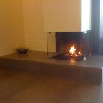 wood fireplace -3 sided -006