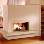 wood fireplace-double side 005