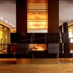 wood fireplace-double side 007