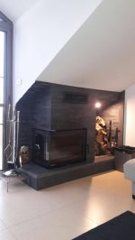 NORDFLAM -ETNA- Wood Fireplace Corner Left 65cm, with valve, lateral - Image 3