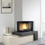 Wood fireplace corner 005