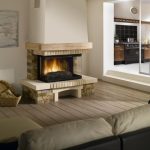 wood fireplace -3 sided -013