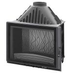 INVICTA FRANCE Wood Fireplace Wide View 80 Lux lateral