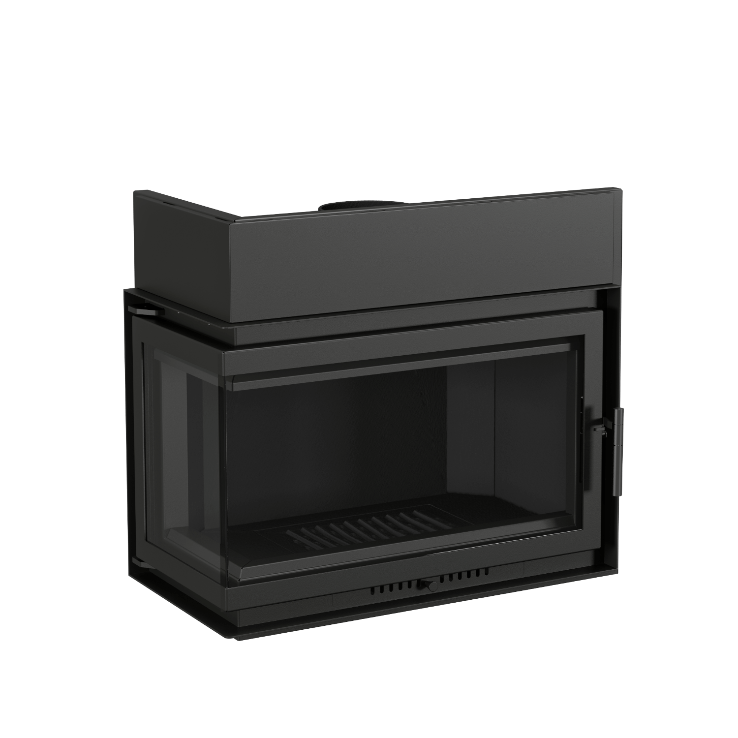 FONT-800-L.png LA ROMAIN- fonte 800 L- Wood Fire corner left , 85cm with valve - Image 1