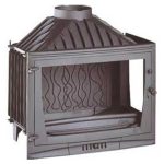 INVICTA FRANCE Wood Fireplace Corner Right 70 Selenic Lateral