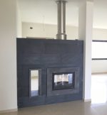 wood fireplace-double side 002
