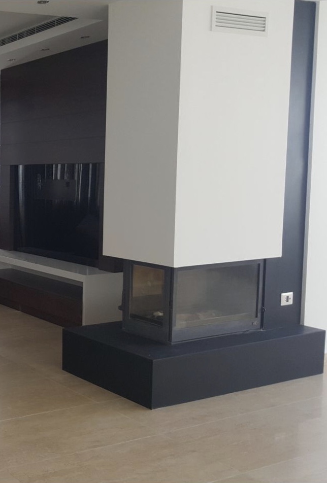 VUESE0855.jpg Wood fireplace Room Divider 002 - Image 1