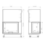 ACAMINETTI Wood Fire Corner Left or right 90 Raisable - Image 4