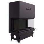 ACAMINETTI Wood Fire 3-Sided 110 Black Raisable