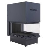 ACAMINETTI Wood Fire Divider 110 Black Raisable
