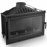 NORDFLAM - BERGAMO- Wood Fireplace 90cm  lateral