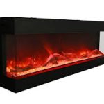 electric fireplace colsonn 45'' 3s, 127cm 3 sides