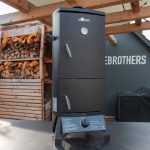 El Fuego® Gas Grill / -smoker Portland, black, 55x105x45 cm