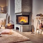 NORDFLAM -ETNA- Wood Fireplace Corner Right 65cm, with valve, lateral - Image 3