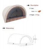 Gas Oven - Rustic brick - Image 2