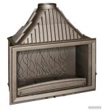 INVICTA FRANCE Wood Fireplace Wide View 90 Lateral
