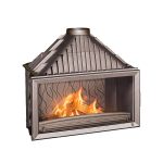 INVICTA FRANCE Wood Fireplace Wide View 110 Lateral