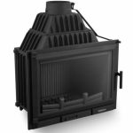 NORDFLAM -REMUS- Wood Fireplace 75cm, with valve ,  lateral