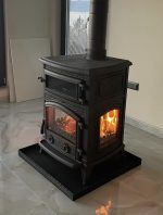 FLAME STOVE- SIRIUS- cast iron stove with oven