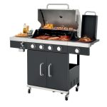 tepro - Gas barbecue grill 4 burners and side burner