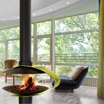 TRAFORART Gas Fireplace Central Fanny