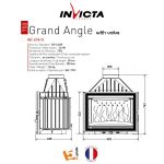INVICTA FRANCE Wood Fireplace Wide View 80 Lux lateral - Image 3