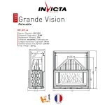 INVICTA FRANCE Wood Fireplace Wide View 110 Raisable - Image 3