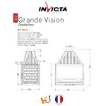 INVICTA FRANCE Wood Fireplace Tunnel 80 Lateral - Image 2